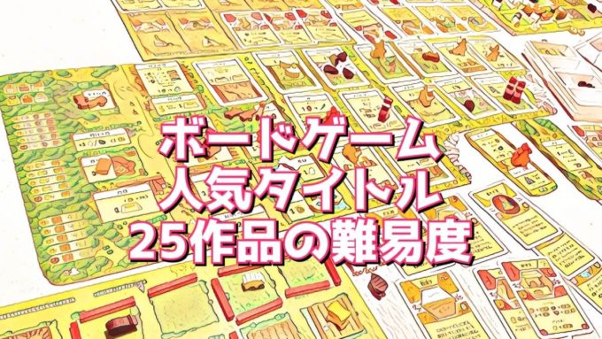 ボードゲームの難易度