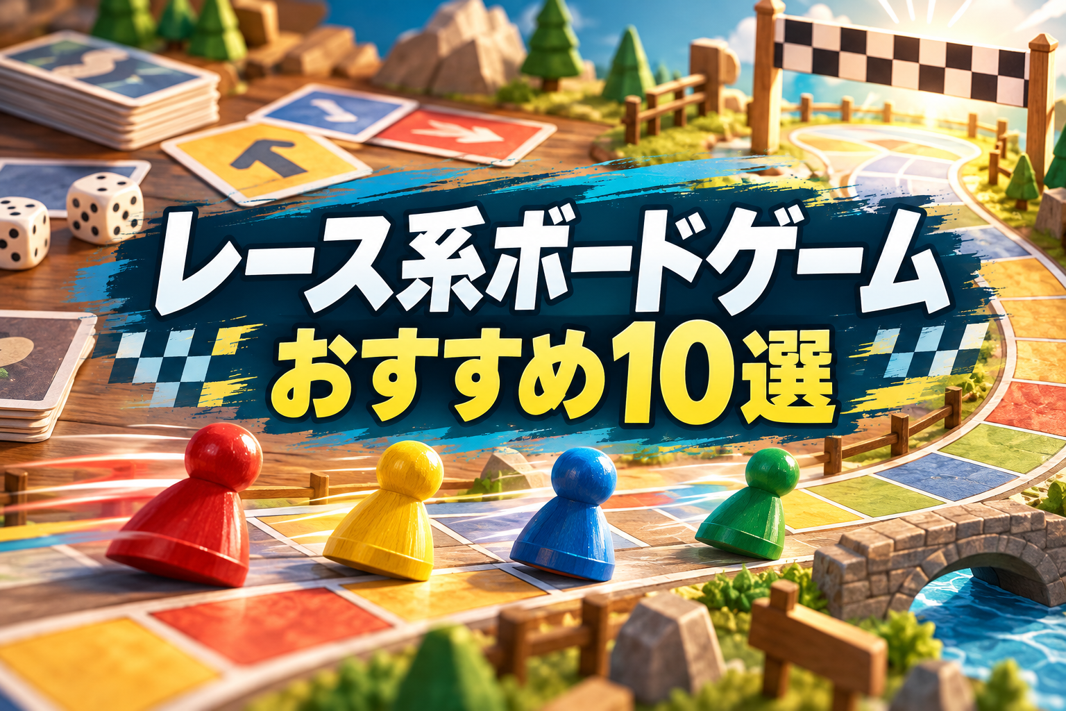 レース系ボードゲームおすすめ10選